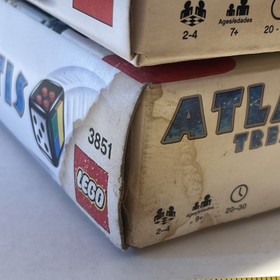 INCOMPLETE Lego Minotaurus Board Game #3841 & Lego&rsquo;s Atlantis Treasure # 3851 !