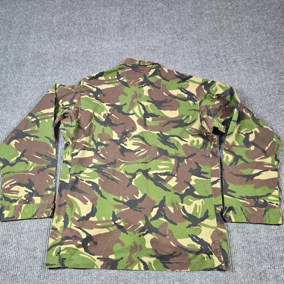 British DPM Camouflage Field Jacket Shirt Mens Large Green Brown Military Camo - Image 3 of 4