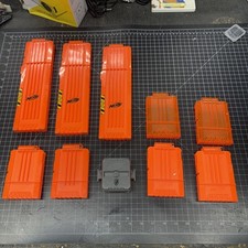 Nerf N-Strike Elite Mixed Round Clips Lot of 9 Replacement Dart Gun Magazines