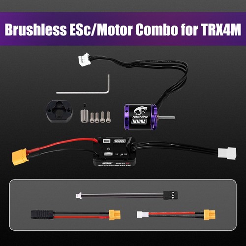 INJORA Purple Viper 1721 Brushless Motor and ESC for 1/18 TRX4M Ascent18 - 第 6/7 張圖片