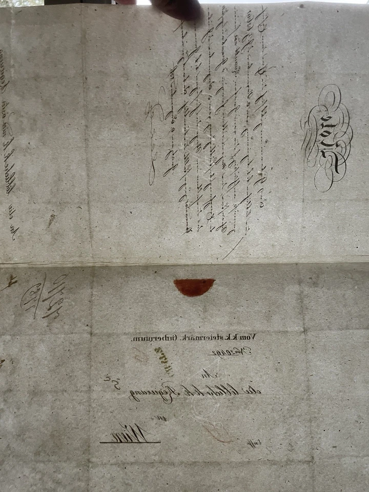 Konvolut Antike Schriftstücke Schweiz KuK  1800 Frankreich Geneve Kk Regierung - Bild 4 von 4