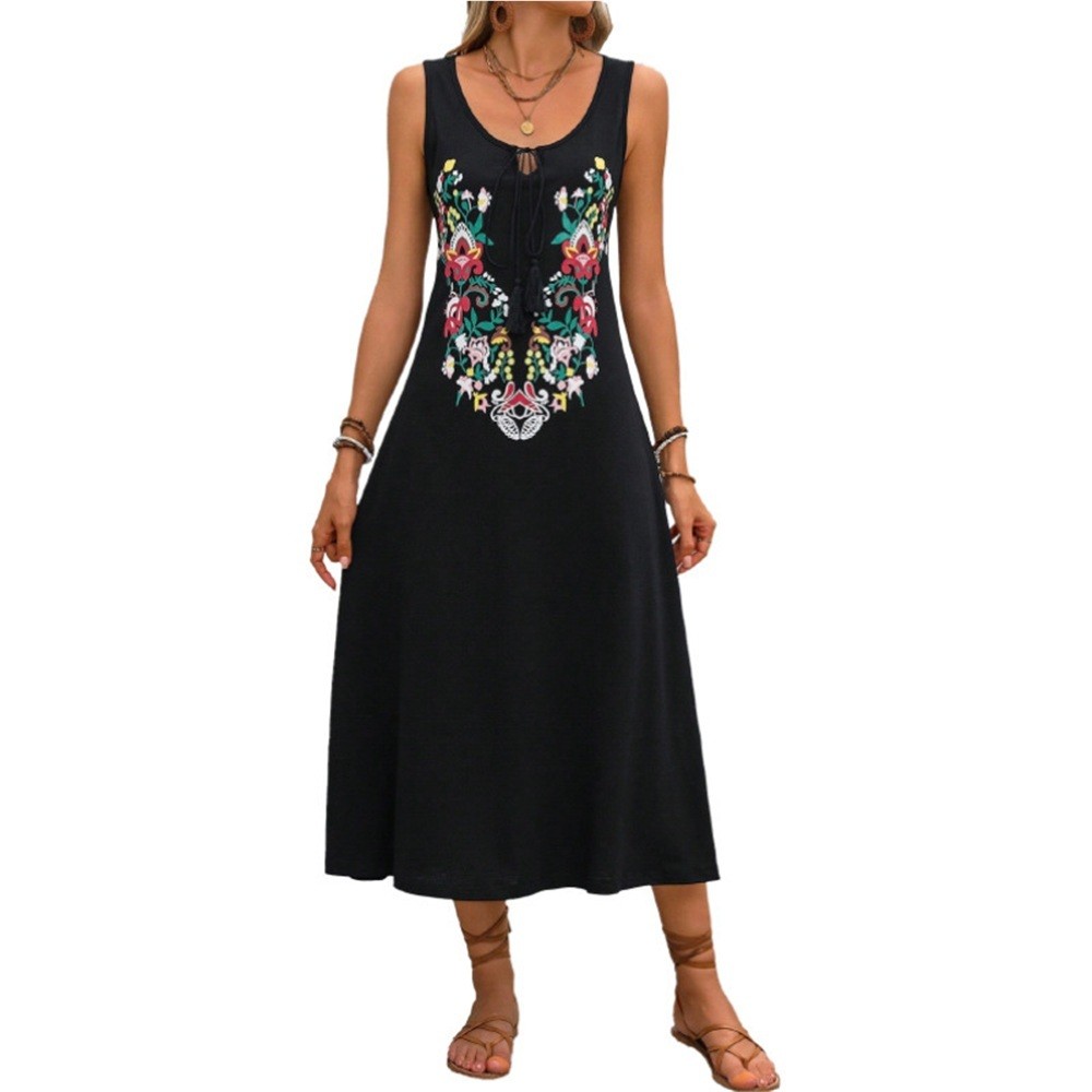 flowy sleeveless maxi dress Breya Sleeveless Slip Maxi Dress main image 0