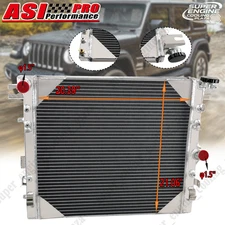 3 Rows Aluminum Radiator For 2007-2015 Jeep Wrangler JK 3.6L 3.8L 2010 2009