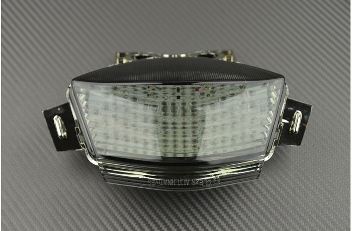 Feu stop fumé à LED avec clignotants intégrés pour Kawasaki ER-6F
