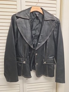 Y2k Leather Jacket | eBay