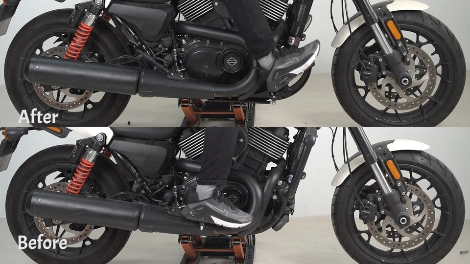 Controles delanteros de aluminio +12" para Harley Street 500 XG500 2017 2018 2019 2020 Foto 4 de 4