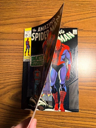 Amazing Spider-Man #75 DOUBLE COVER Very Nice Silver Age Marvel Comic 1969 FN-VF