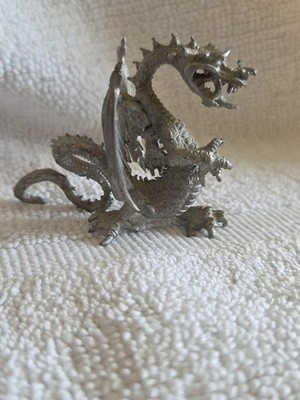 Vintage 1981 Ray Lamb Pewter Dragon
