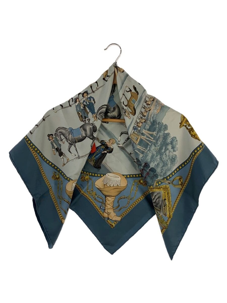 RARE HERMES Silk Scarf Red Ladies Vintage Luxury Fashion Accessory