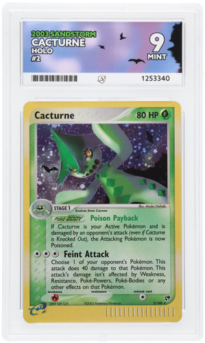 Cacturne graded ACE 9 for sale on eBay