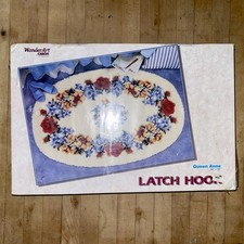 NIB VTG WonderArt Caron Latch Hook Rug Kit 4490 Queen Anne 34" X 50 Sealed