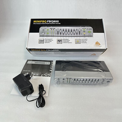 Ultra-compact 9.5'' graphic equalizer for studio and stage applications