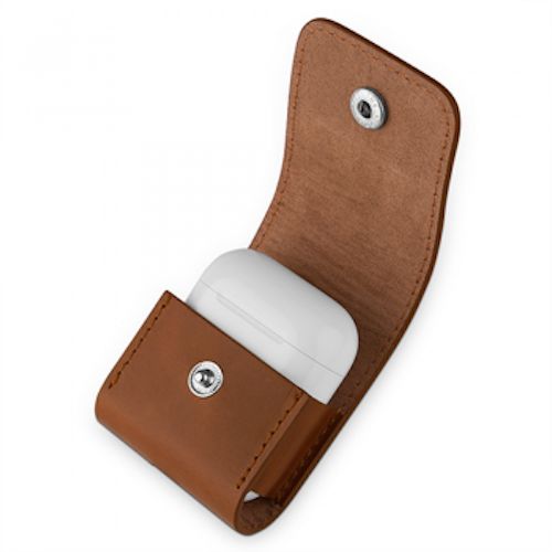 TETDED Premium Leather Case for Apple AirPods - Pouch - NAPPA Prestige Black - Picture 8 of 26