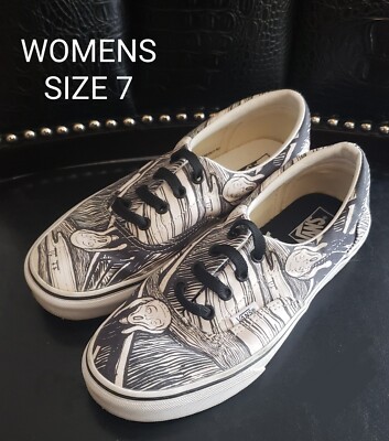 Size Mens 5.5 Womens  7- VANS Era x MoMA Edvard Munch's The Scream 2020