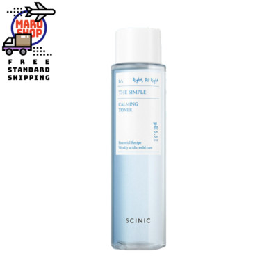 SCINIC The Simple Calming Toner 145ml / 4.9 fl oz Weakly Acidic Mild Care pH5.5