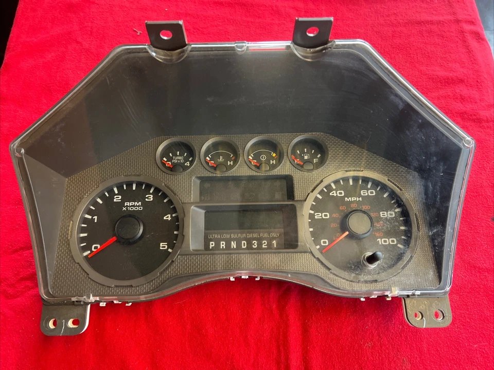Cuadro de instrumentos diésel Ford F250 F350 F450 Super Duty 2008-2010 fabricante de equipos originales Foto 4 de 4