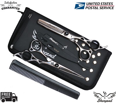 Professional Scissors Barber Salon Shears Hairdressing Set Cutting+Thinning 6.5 
