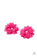 Paparazzi THINGS THAT GO BLOOM pink HAIRCLIP