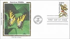 Tiger Swallowtail Butterfly American Wildlife US Nature Canada Colorano FDC 1987