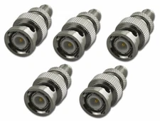 5 Pack Lot - SMA Female to BNC Male RF Coax Coaxial Adapter Converter Connector