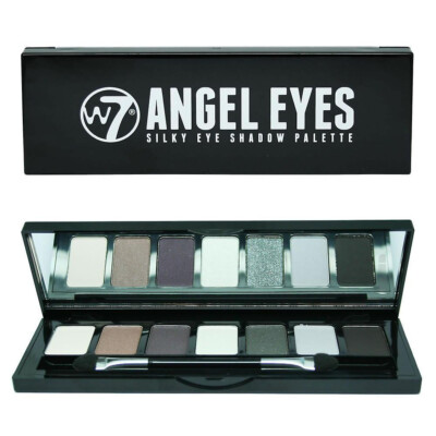 W7 Angel Eyes Silky Lidschatten Palette Jet Set
