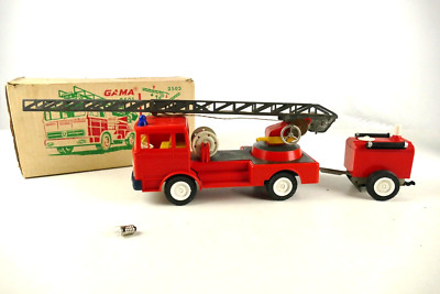Ates Gama 2501 2503 Feuerwehr Leiterwagen mit Pumpe Modell defekt RT-1384