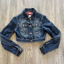 vintage Y2K denim crop jacket