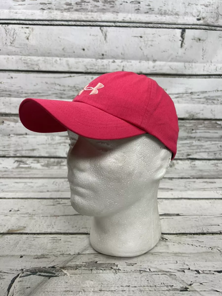 Under Armour Youth Girls Pink Embroidered Adjustable Strapback Baseball Hat  Cap | eBay