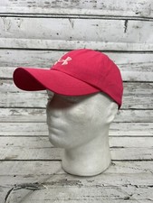 Under Armour Youth Girls Pink Embroidered Adjustable Strapback Baseball Hat Cap
