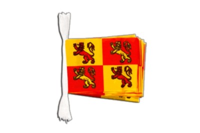 Owain Glyndwr Fahne Wimpelkette Wales 6 Meter 20 Flaggen