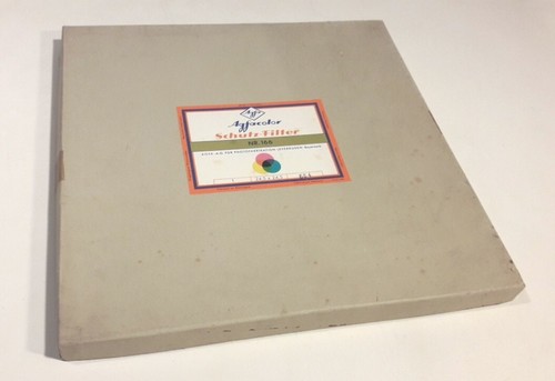 Antiker Agfa Dunkelkammer Schutzfilter Nr. 166 - 24,5 cm x 24,5 cm /D94 - Bild 1 von 3