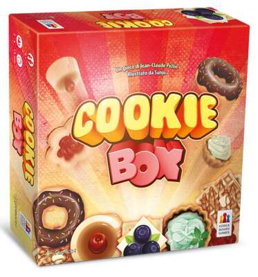 Cookie Box Spiel aus Tabelle Asmodee Italia
