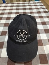 Vintage 90's Garth Brooks World Tour Snapback Hat Black Country Music