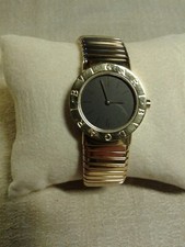 Bulgari Tubogas orologio-bracciale donna in oro giallo 18kt - peso g 93,78 -