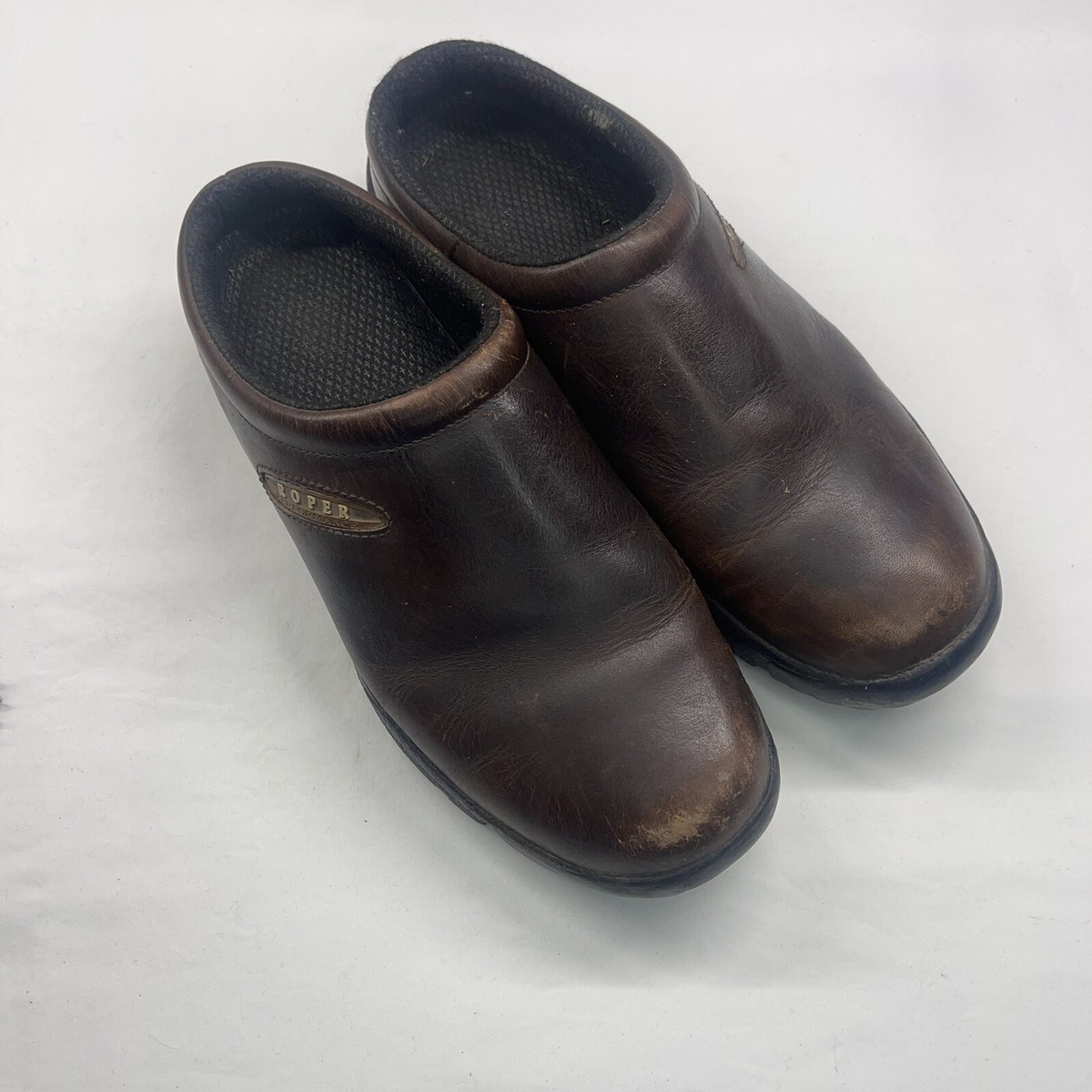 Roper Mens Performance Sport SlipOn Brown Bay Leather 