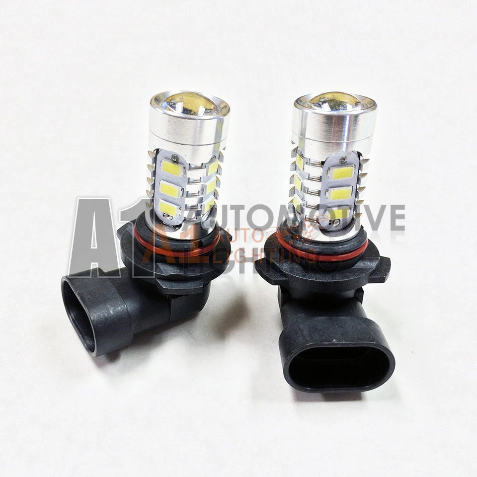 2x Lâmpadas LED brilhantes rosa H10 9145 15w alta potência 5730 15-SMD luz de neblina/condução - Imagem 2 de 4