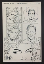 Original Art PROTECTORS, INC. #7, pg. 13, Gordon PURCELL, Andrew PEPOY (signed)