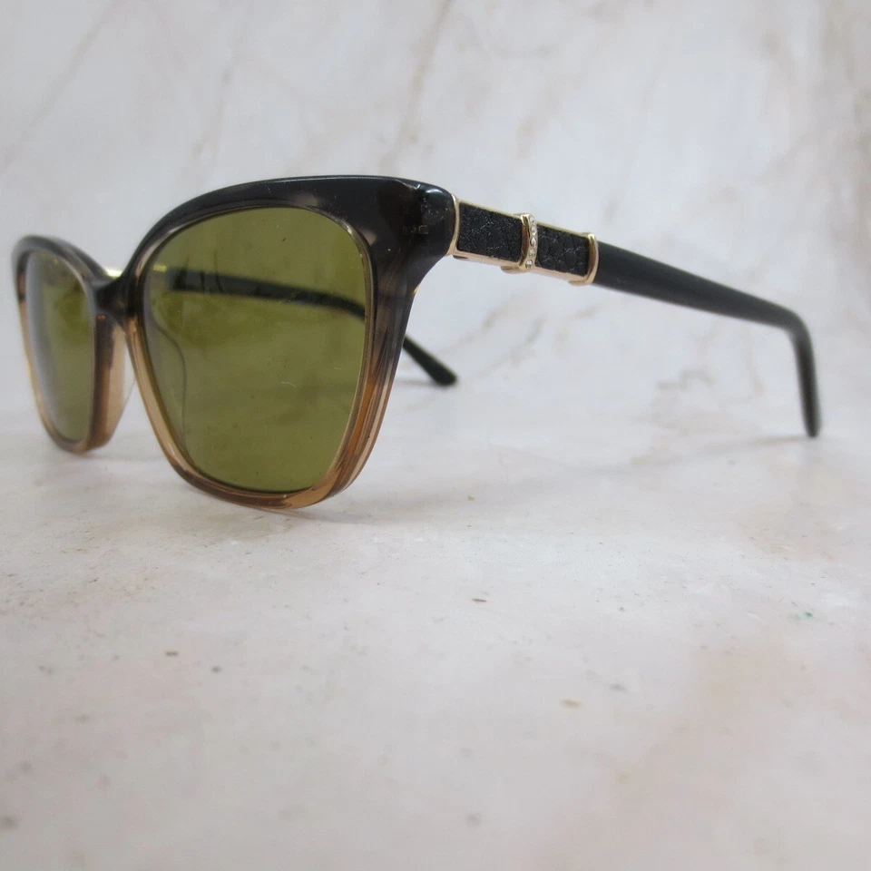 Gafas de sol Badgley Mischka Berenice marco para mujer marrón borde completo ojo de gato 52-15-135 Foto 2 de 4