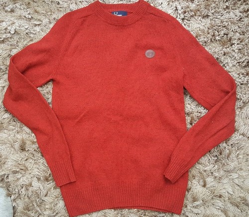 Fred Perry lambswool crewe neck jumper 