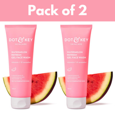 DOT & KEY Watermelon Super Glow Gel Face Wash With Vitamin C & Cucumber 100ml