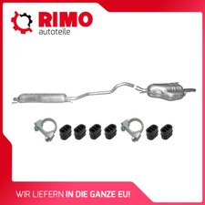 Opel Zafira A 1.6 1.8 (2003-2005) Auspuffanlage Mit Montagesatz Auspuff