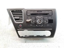 13-15 Honda Civic Radio Audio Receiver W/ Bezel OEM 39100TR3A314