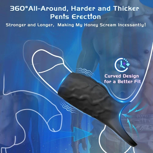 MALE-Electric-Penis-Enlarger-Stretcher Sleeve-Penis-Extender-Girth-Enhancer US - Picture 4 of 13