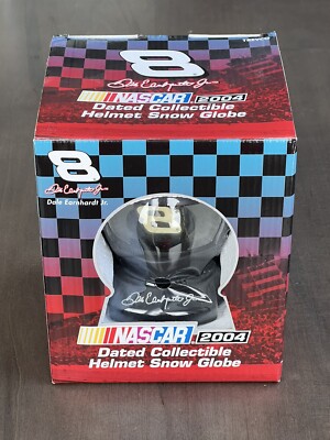 Dale Earnhardt Jr. Helmet Snow Globe by Trevco #8 Nascar 2004 Dated Collectible