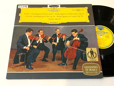 BRAHMS NM- Dvorak AMADEUS QUARTET String Quartets in B flat & F