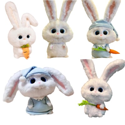 The Secret Life of Pets Character Snowball Peripheral Doll Plush Toy Cute Rabbit