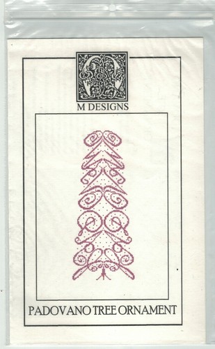 M Designs Cross Stitch Chart NAME Tree Ornaments - You Pick - Picture 33 of 49