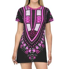 Dashiki African T-Shirt Dress - 42.99