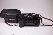 Nishika N8000 35mm Quadrascopic Stereo 3D Lenticular Camera As Is For Parts