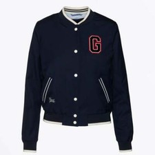 Bnwt Gant Evening Blue Varsity Jacket Size Xs Cost £245